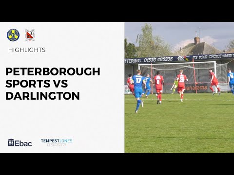Peterborough Sports 0-1 Darlington - National League North - 2022/23