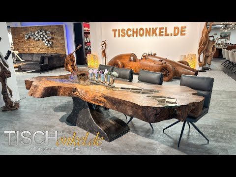 17,5 cm Massivholz! Dieser Suar-Tisch ist einfach nur krank massiv