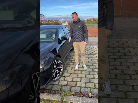 Remote parking (or optimizing) in the Hyundai IONIQ 6 🅿️ #shorts