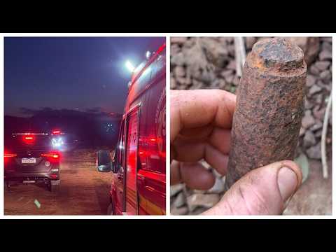 Artefato explosivo é encontrado no município de Ubiretama. O material foi detonado pela Brigada.