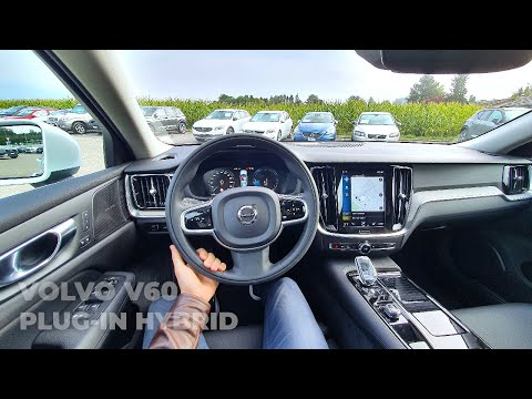 New Volvo V60 Plug in Hybrid Recharge 2021 Test Drive POV