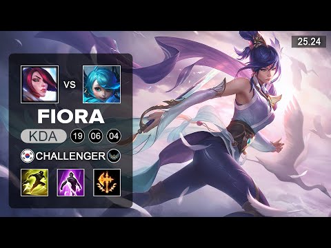 Fiora vs Gwen Top - NA Challenger - Patch 25.24 Season 15