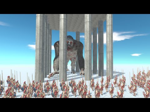 CAGED GIANT GORO vs ARMIES - Animal Revolt Battle Simulator