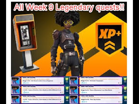 Fortnite All Week 9 Legendary Challenges Guide