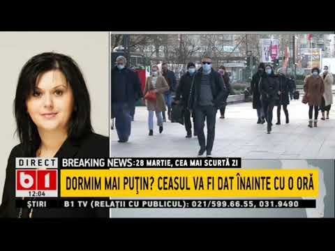 TRECEM LA ORA DE VARA IN ACEASTA NOAPTE_Stiri B1_27 martie 2021