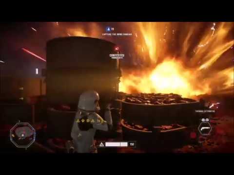 Star Wars Battlefront 2 First time Playing Crait  ( new map )
