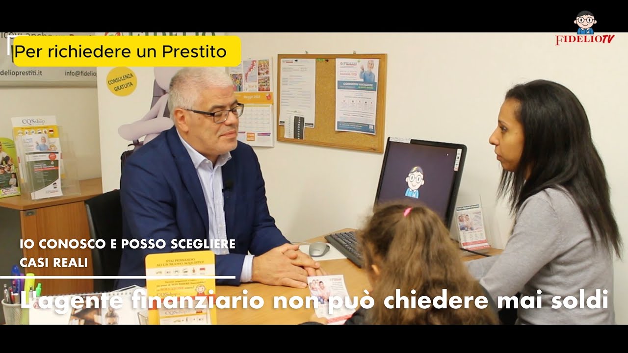 [ Casi Reali - 06 ] L'agente finanziario non può chiedere mai soldi