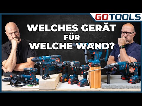 Gotools klärt auf! Welche Bohrmaschine für welchen Einsatz? Die Experten helfen!