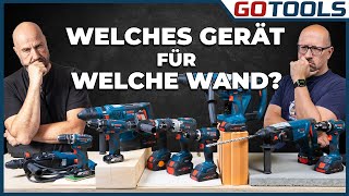 Gotools klärt auf! Welche Bohrmaschine für welchen Einsatz? Die Experten helfen!