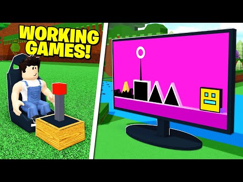 WORKING COMPUTER GAMES IN BUILD A BOAT! *INSANE*