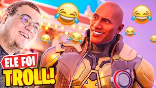 NÃO ACREDITO ! O FUNDAÇÃO ESTRAGOU A MINHA PARTIDA DE FORTNITE