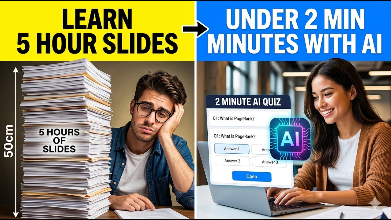 How I Memorized 5 Hours of Slides in 120 Seconds (AI Cheat Code)