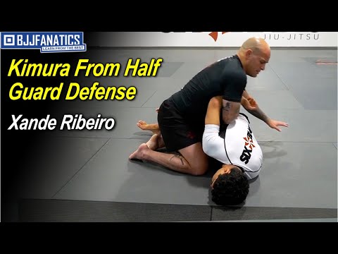 Kimura From Half Guard Defense by Xande Ribeiro