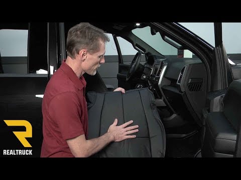 How to Install LeatherCraft SeatSkinz Seat Covers on a 2015 Ford F-150 SuperCrew