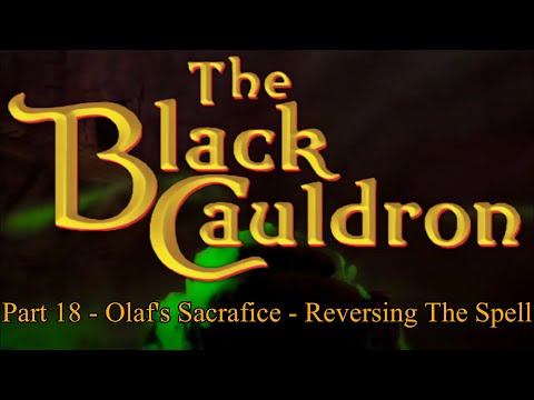''The Black Cauldron'' Remastered Part 18 - Olaf's Sacrifice Reversing the Spell