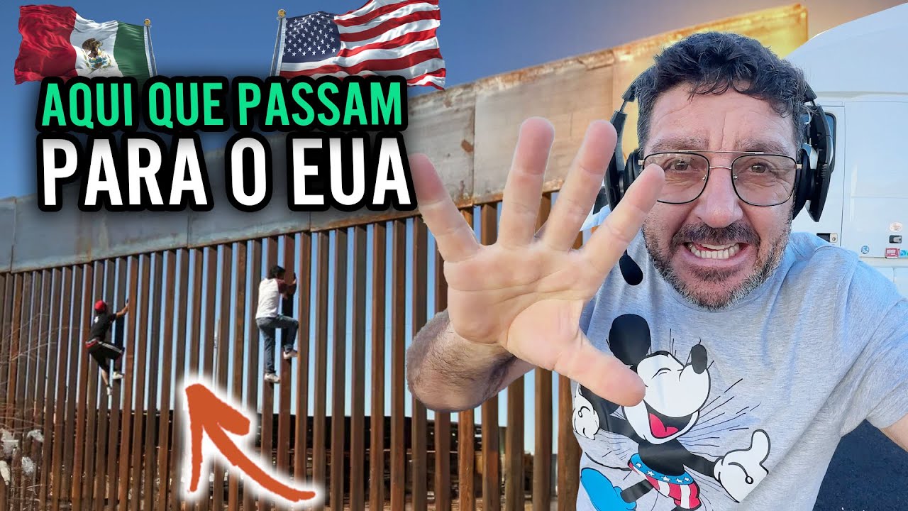 É AQUI O MURO QUE OS MEXICANOS PASSAM PARA OS EUA
