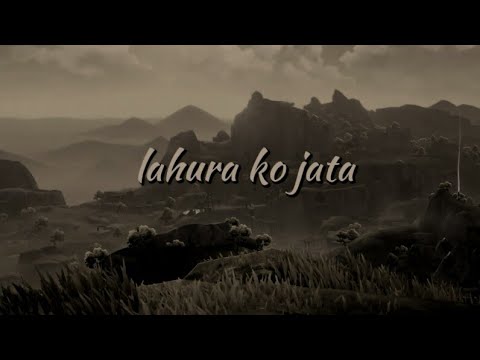 Lahure Ko Jaat Gardaina Ghaat Hridaya Choko Cha (Lyrics Music) | Jaula Reliama Sarara | BM LVC