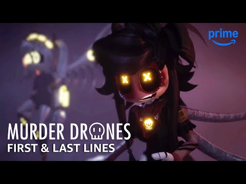 最初で最後のセリフ｜マーダードローン｜プライム・ビデオ (First and Last Lines | Murder Drones | Prime Video)