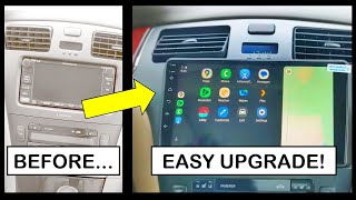 Easy Radio Upgrade - Lexus ES300/ES330/ES250 - CarPlay and Android Auto - Bluetooth Touchscreen