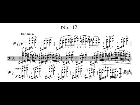 David Popper - Op.73, Étude No.17 Hohe Schule des Violoncello-Spiels