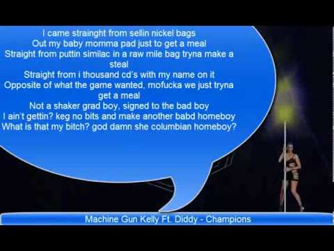 Machine Gun Kelly Ft  Diddy   Champions Croquinambourg