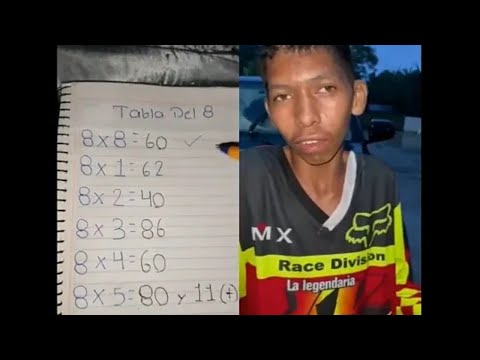 Tablas de multiplicar del 8