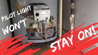Water Heater Pilot Keeps Going Out!