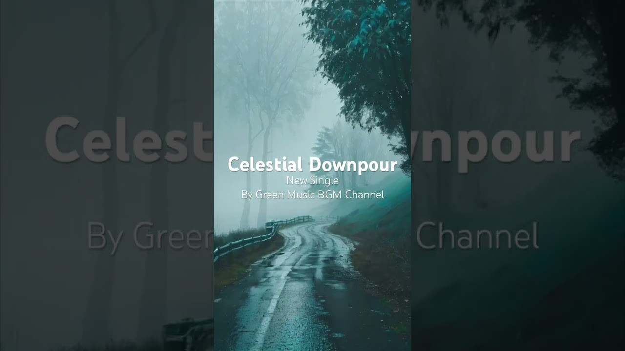 Relax with Piano Tunes in 'Celestial Downpour' by Green Music BGM Channel🌟🌌 #CalmMusic #Piano #Relax