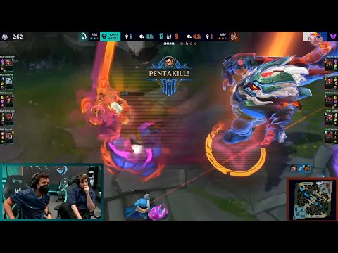 RGE Inspired PENTAKILL in Game 5 of RGE vs MSF Summer 2021 Playoffs | LEC