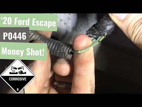 '20 Ford Escape - EVAP Vent Circuit Code P0446 - Green & Crusty