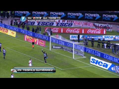 Gol de Gutiérrez. River 5 - Quilmes 0. Fecha 19. Torneo Final 2014. FPT