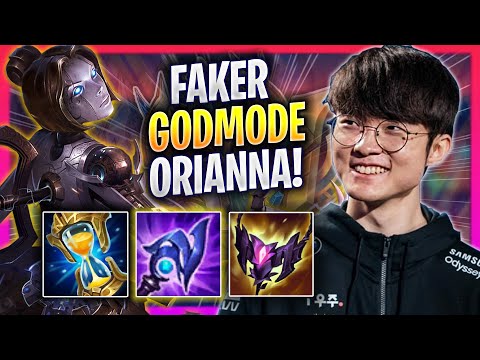 FAKER LITERALLY GOD MODE WITH ORIANNA! - T1 Faker Plays Orianna MID vs Leblanc! | Season 2023