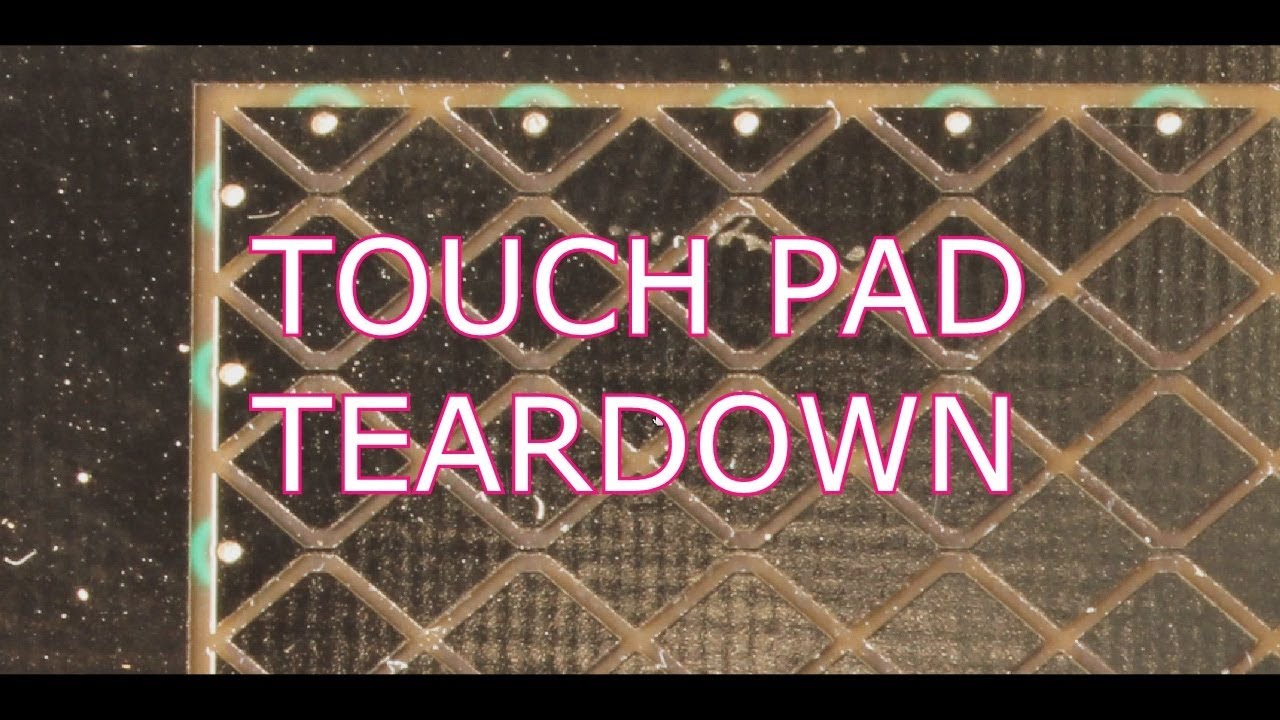 Synaptics Touch Pad Teardown