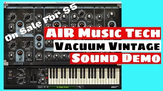 Video thumbnail for AIR Music Tech Vacuum Vintage Synthesizer Sound Demo ($5 Deal?) | SYNTH ANATOMY by SYNTH ANATOMY