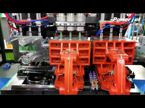 Powerjet Double Station Extrusion Blow Molding Machine EB30U #One out of three 500ml bottle