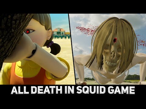 ALL Death in Squid Game (AOT) - Attack On Titan vs Squid Game
