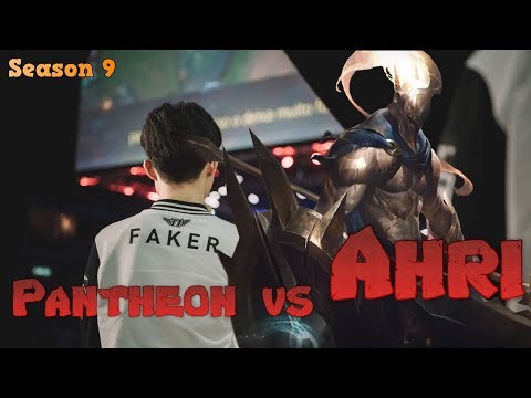 Faker - Pantheon vs Ahri Mid - Patch 9.20 LoL Season 9 KR Ranked | League of Legends Replays