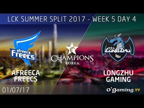 Afreeca Freecs vs Longzhu Gaming - LCK Summer Split 2017 - Week 5 Day 4 - League of Legends