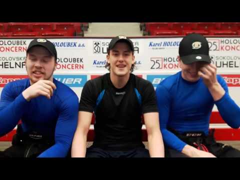 Czech hockey players funny interview