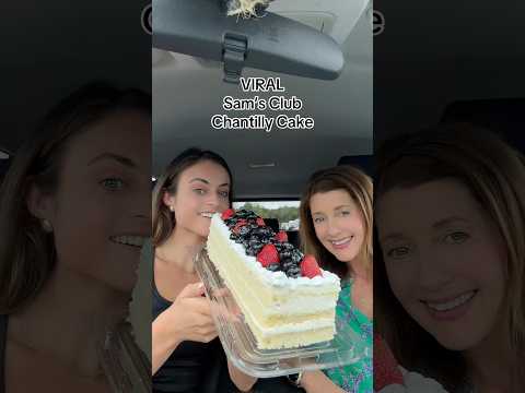VIRAL Samβs Club Chantilly Cake ππ°ππ«#samsclub #samsclubmusthaves #samsclubbakery #chantillycake