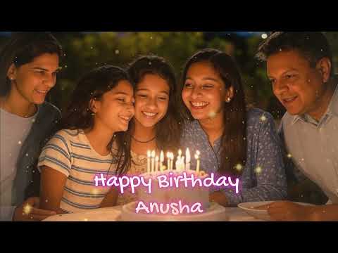 🎉 Birthday Song for Anusha | Anusha Ka Janamdin | Happy Birthday Anusha 🎂🎶 #Anushabirthdaysong
