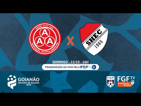 Ao vivo : AA Anapolina X Santa Helena EC - Campeonato Goiano Divisão de Acesso 2023