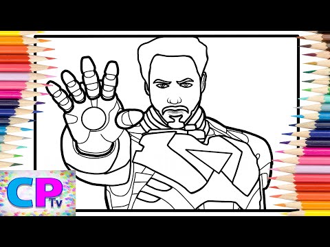 Iron Man No Mask Coloring Pages/Tony Stark Coloring/Rodsyk - Energy/ZerøCode -Skyline/COPYRIGHT FREE