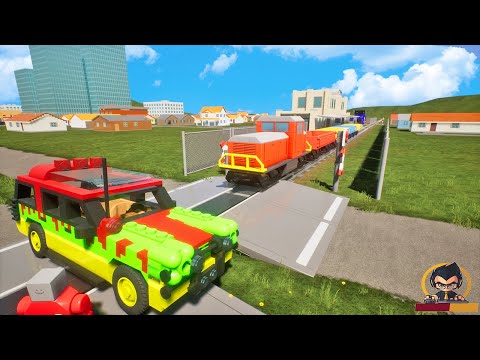 MASSIVE LEGO Train Wrecks #178 - Brick Rigs Gameplay - Lego Toy Destruction