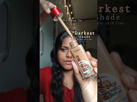 trying out the darkest shade of loreal infallible tinted serum 🤎✨| loreal skin tint 5-6 medium tan🍫🧸
