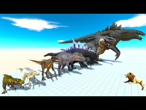 T REX EVOLUTION 4 SIZE GROWING Strongest - Animal Revolt Battle Simulator