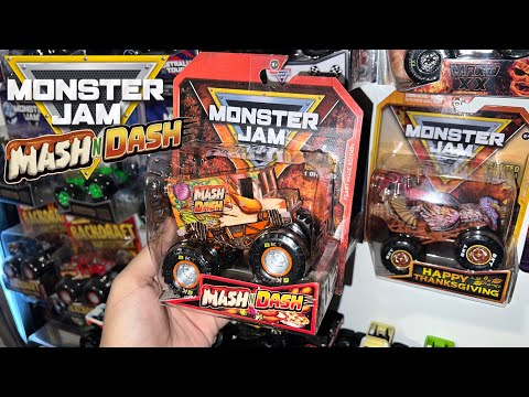 Spin Master Monster Jam - Mash-N-Dash 2025 Thanksgiving Truck REVIEW!