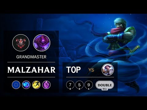 Malzahar Top vs Fiora - EUW Grandmaster Patch 10.1