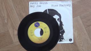 Hey Joe Patti Smith  Vinyl Single Dank Gema ohne Ton