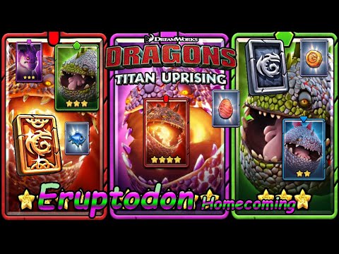 Dragons: Titan Uprising / Eruptodon Homecoming / Full Battle / BP 8100+